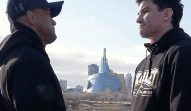 Gilbert Burns vs. Mike Malott in least enthusiastic staredown ever