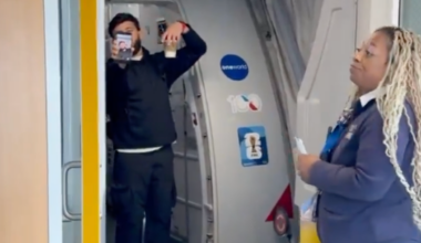 Arman Tsaru-karen caught arguing with flight attendant in leaked video