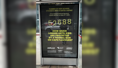 Ottawa bus ad demands action on youth vaping