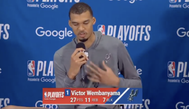 NBA mutes Victor Wembanyama's microphone during presser