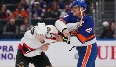 Senators move closer to clinching playoff spot with win over Islanders