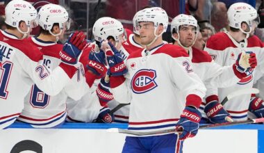 Slafkovsky's hat trick lifts Canadiens to OT win over Lightning in Game 1