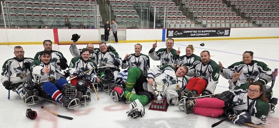 Klippers sledge hockey team brings home medals from Calgary
