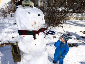 Calgary snowman
