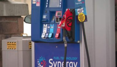 Drivers left with damaged vehicles after fueling up at south Edmonton station - Edmonton