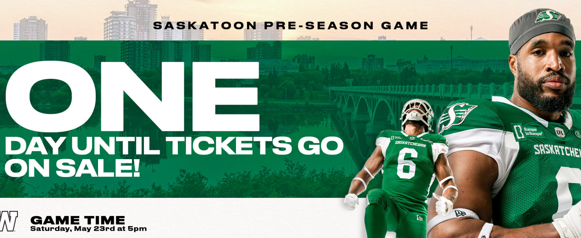 Join The Roughriders In Saskatoon – Tickets On Sale Tuesday