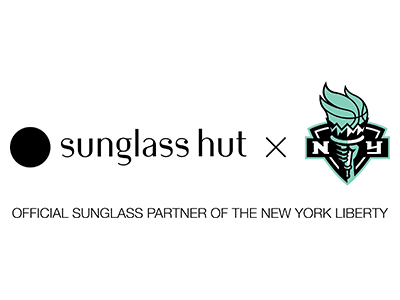 Sunglass Hut and New York Liberty logos