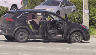 Man taken to hospital after crash involving commercial truck in Surrey