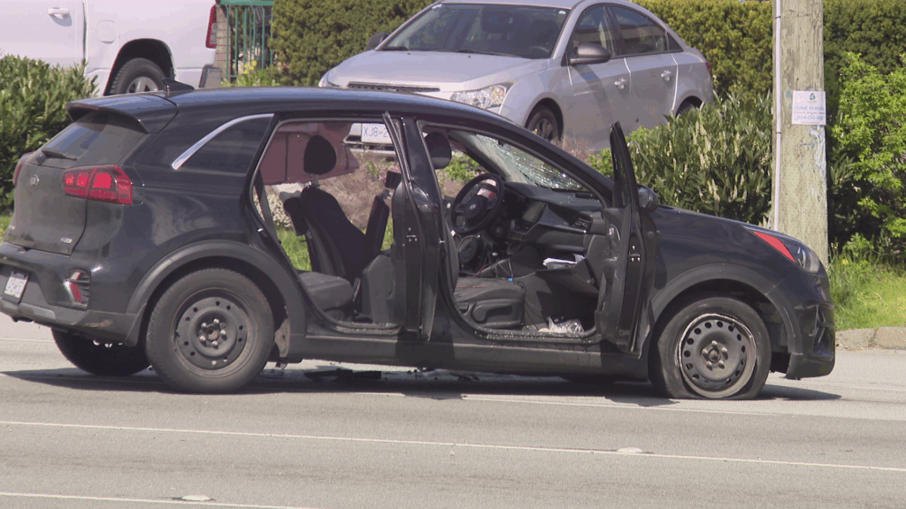 Man taken to hospital after crash involving commercial truck in Surrey