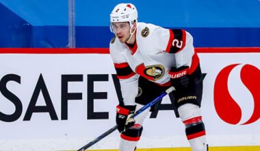 Ottawa Senators D Artem Zub departs Game 1 against Hurricanes