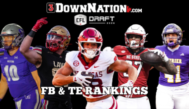 2026 CFL Draft position rankings: fullbacks & tight ends