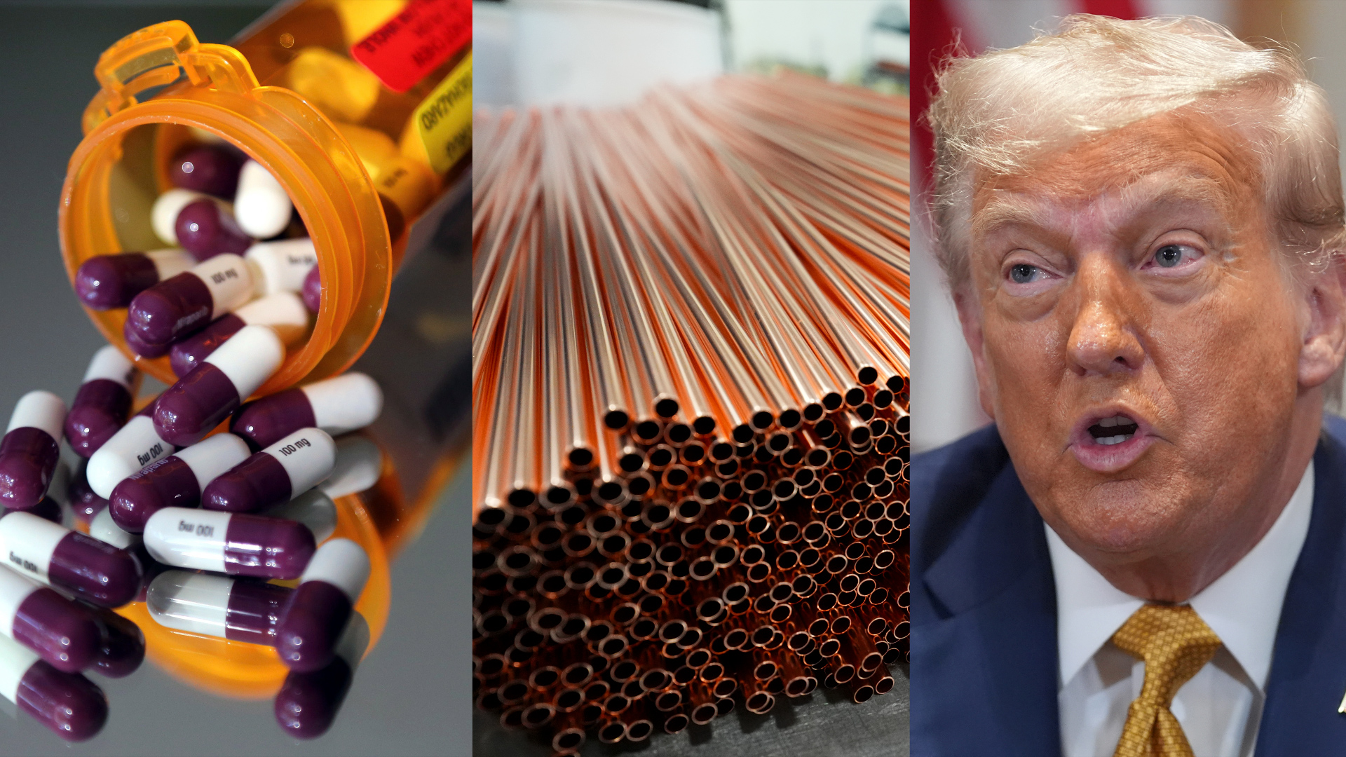 Click to play video: 'Trump vows 50% tariff on copper, 200% on pharmaceuticals'