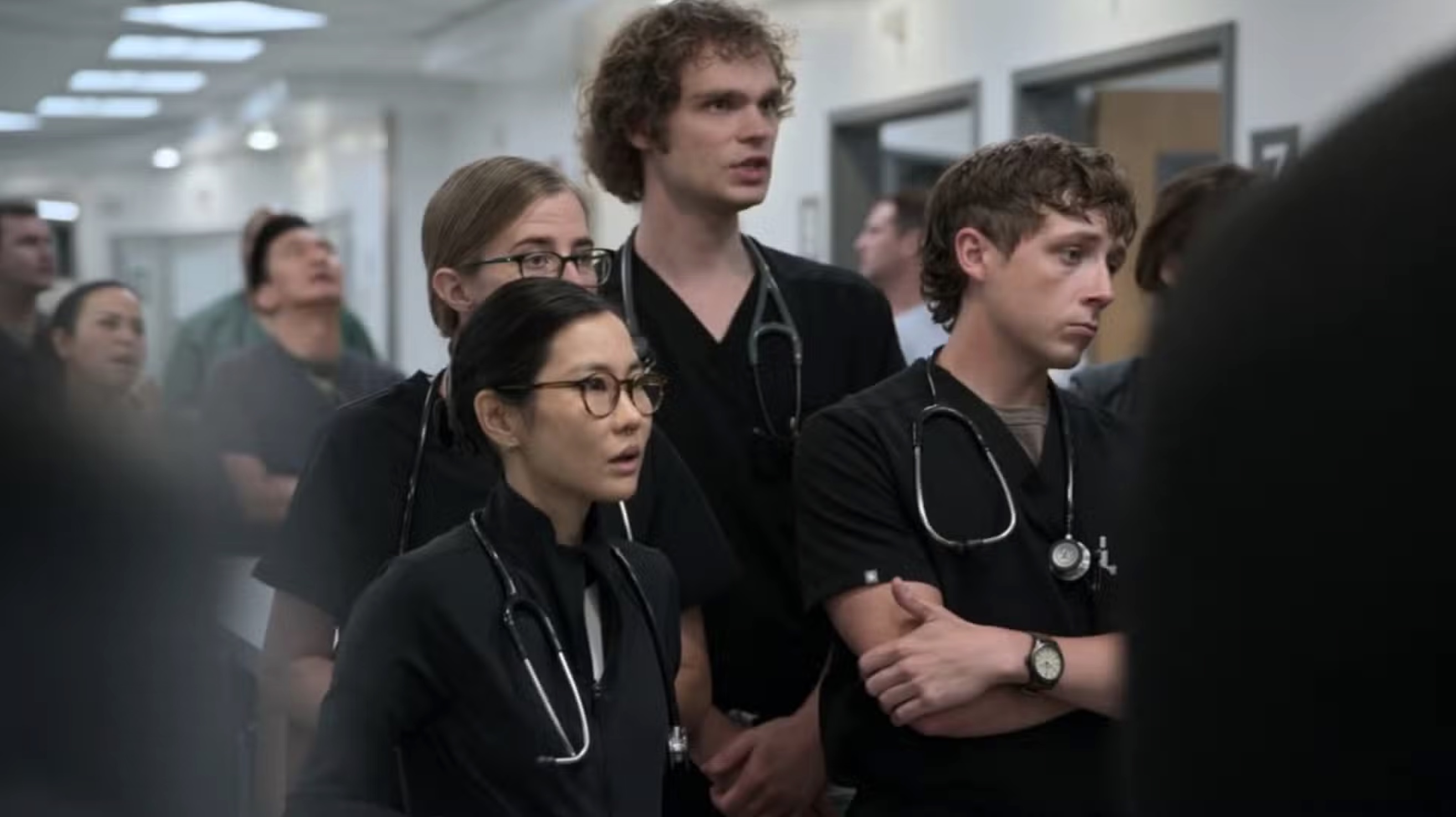 Irene Choi and Lucas Iverson (middle) The Pitt