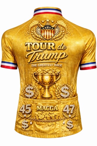 Tour de Trump Golden Jersey (back)