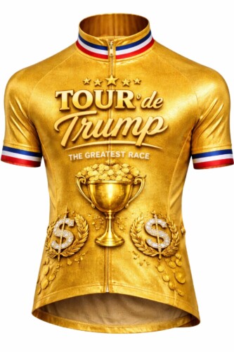 Tour de Trump Golden Jersey (front)