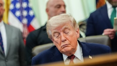 President Donald Trump accused Tehran of getting "a little cute" with its recent moves. (AP)