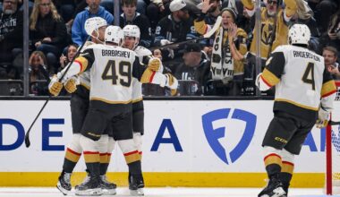 Shea Theodore's overtime goal lifts Golden Knights to win over Mammoth; series tied at 2-2