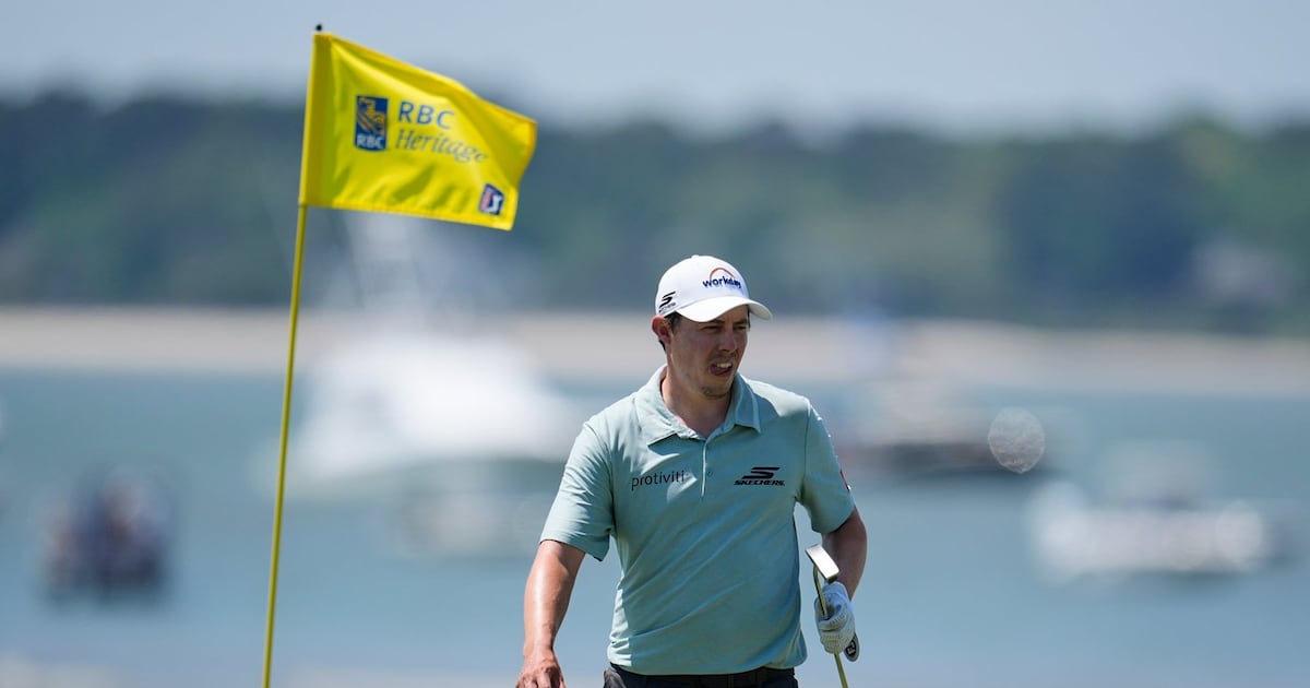 Matt Fitzpatrick rides a good bounce and great golf to lead Viktor Hovland at Hilton Head; Corey Conners T19