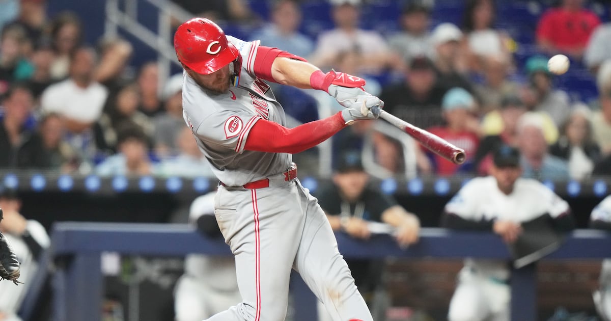 Elly De La Cruz has two hits, Tyler Stephenson hits HR to power Cincinnati Reds over Miami Marlins
