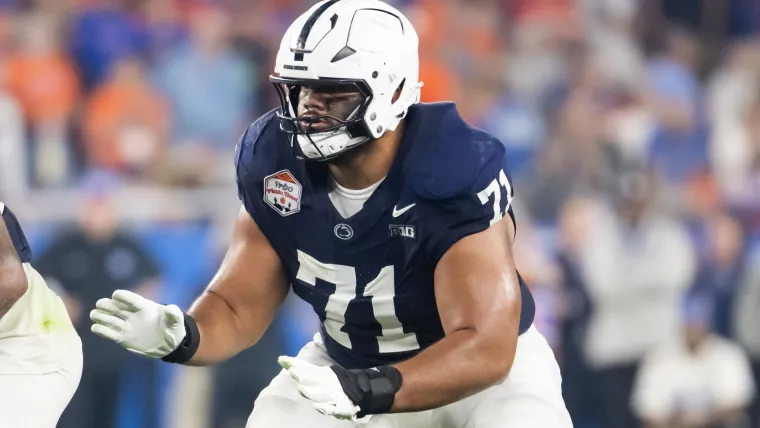 Olaivavega Ioane Penn State Nittany Lions offensive lineman Olaivavega Ioane