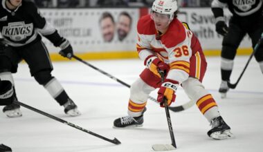 Flames recall forward Aydar Suniev from the AHL’s Calgary Wranglers