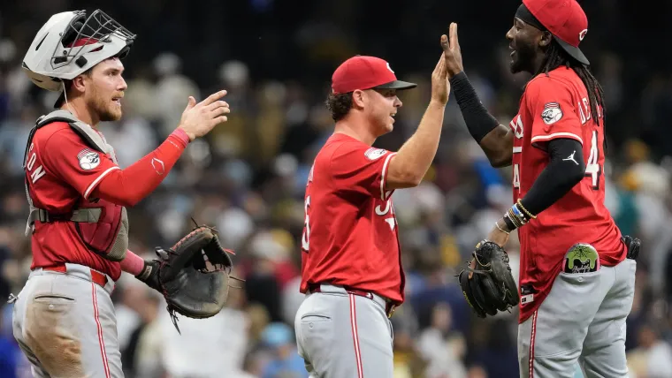Reds separating from MLB clubs in close games image