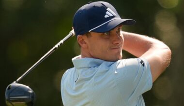 Ludvig Aberg cleans up game, leads in RBC Heritage with a 63