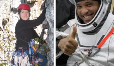 Artemis II astronaut Christina Koch is a climber (and other rock climbing links to outer space)