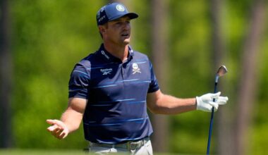 Bunker blowup at Amen Corner sends DeChambeau to a 76 on first day of Masters