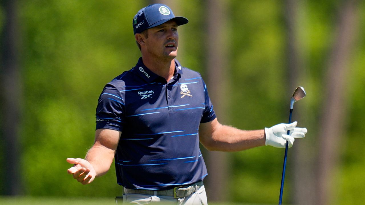 Bunker blowup at Amen Corner sends DeChambeau to a 76 on first day of Masters