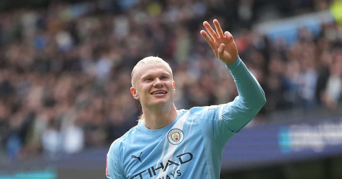 Haaland hat trick propels Man City to record-setting thrashing of Liverpool in FA Cup quarterfinals