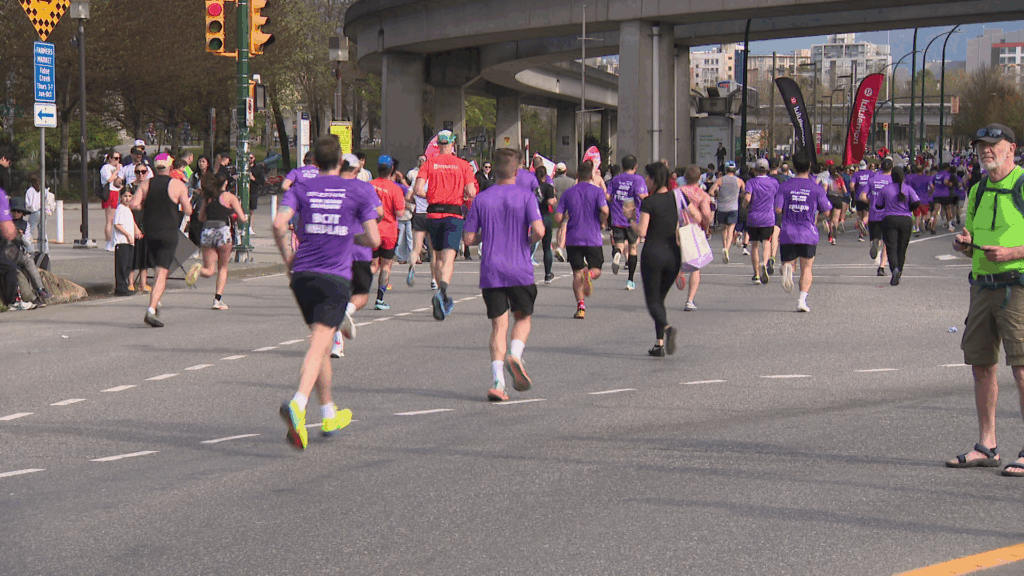 Thousands of runners took part in the 42nd annual Vancouver Sun Run on Sunday April 19, 2026.