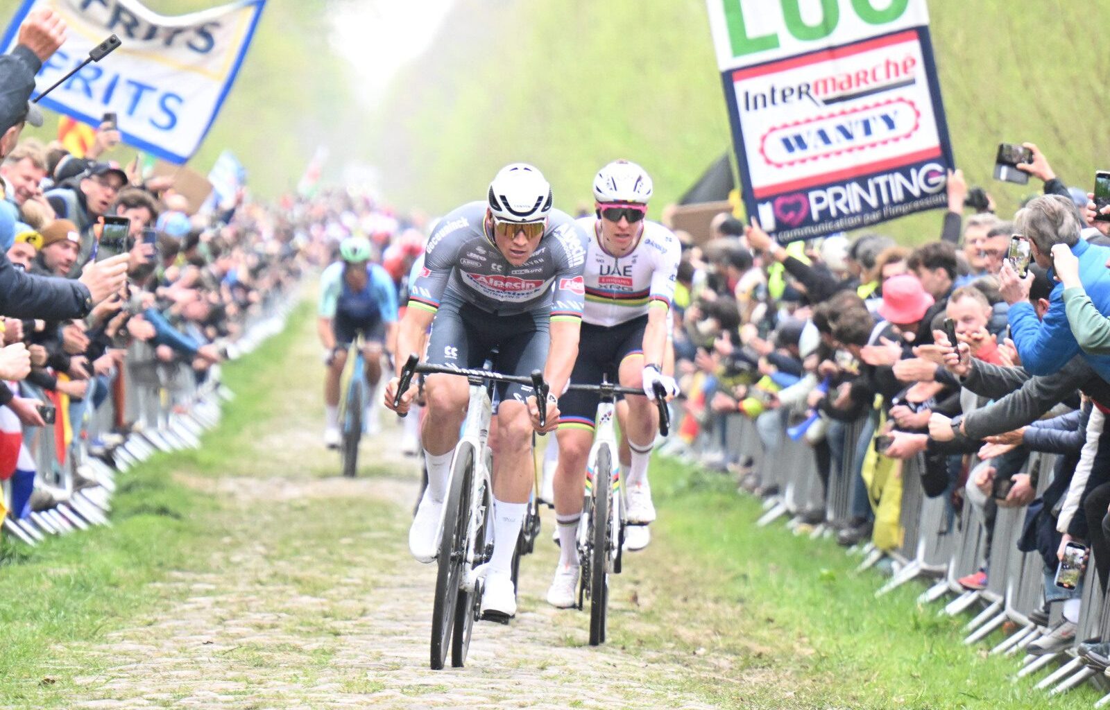 Paris-Roubaix rematch looms as Pogačar and Van der Poel circle again