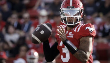 Vernon Adams Jr. wants to avoid 'rock bottom' fall off with Calgary Stampeders in 2026 CFL season