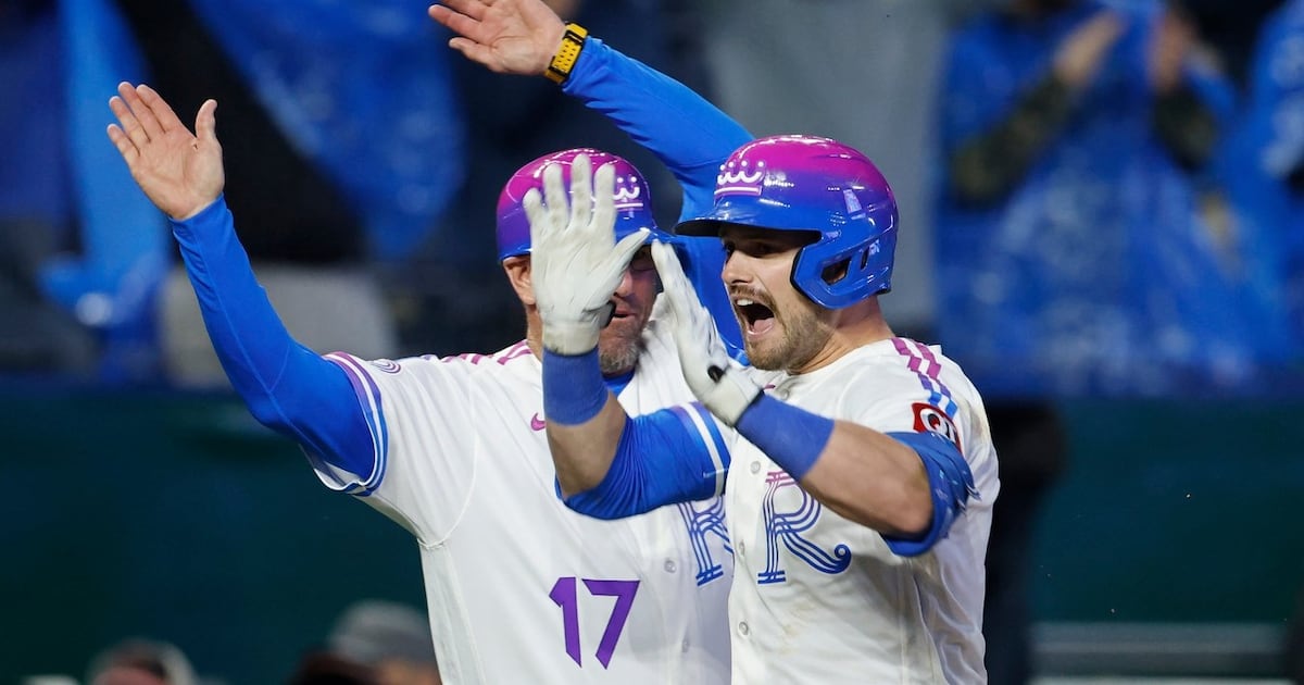 Lane Thomas' 10th-inning homer leads Kansas City Royals over Los Angeles Angels