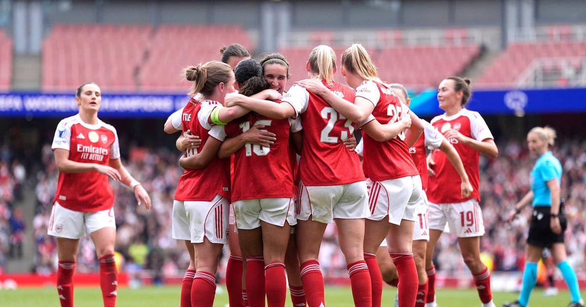 Arsenal capitalizes on Lyon blunders to win in Women’s Champions League semifinals
