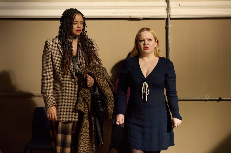 Lydia West and Nicola Coughlan in Big Mood. Photograph:: Chris Baker/Channel 4 