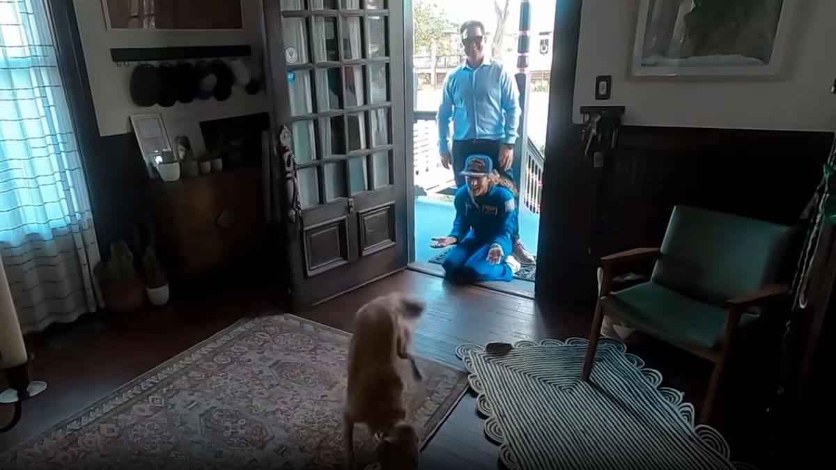 Christina Koch shares viral video of dog’s reaction after Artemis II trip