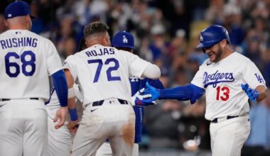 Max Muncy’s 3-homer night ends with a stunning 9th-inning winner as Los Angeles Dodgers top Texas Rangers