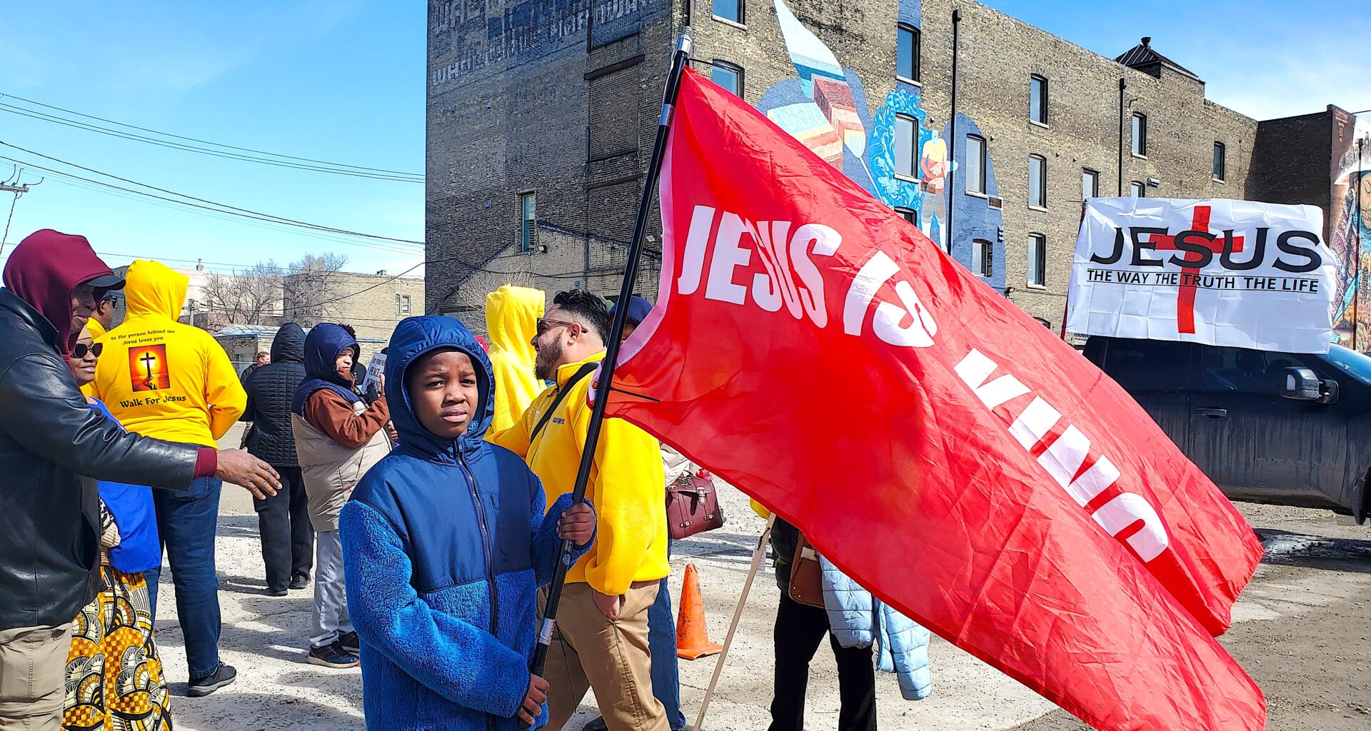 Hundreds gather in Winnipeg for Walk for Jesus on Holy Saturday