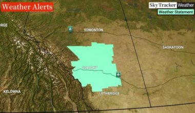 Snow in the forecast for Calgary, Edmonton areas ahead of the long weekend