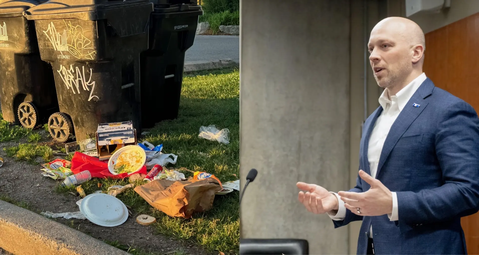 Mayoral hopeful Brad Bradford says Toronto is dirty, but residents have mixed feelings