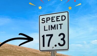 Look: Wisconsin recycling center posts 17.3 mph speed limit sign