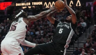 San Antonio Spurs beat Portland Trail Blazers without Victor Wembanyama to take 2-1 series lead