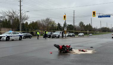 Motorcyclist hurt in Mississauga crash