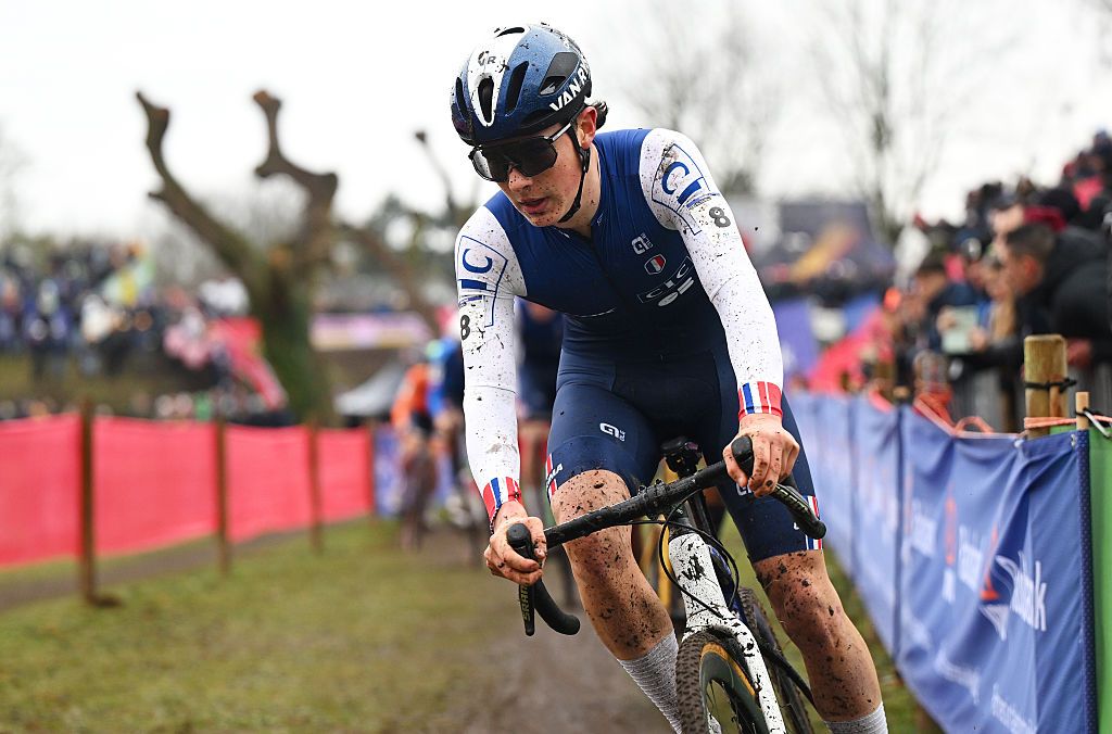 Soren Bruyere Joumard of France competes during 77th UCI Cyclo-Cross World Championships 2026