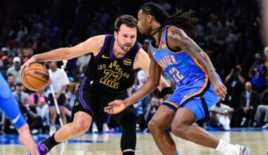 Lakers’ Doncic (hamstring) to miss remainder of regular season, playoff status uncertain