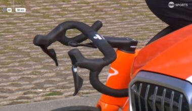 Pinarello responds after Filippo Ganna's handlebar snaps mid-race en route to victory at Dwars door Vlaanderen