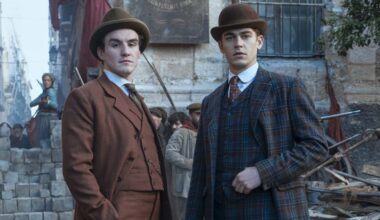 Dónal Finn, Hero Fiennes Tiffin. Photo credit: Daniel Smith/Prime