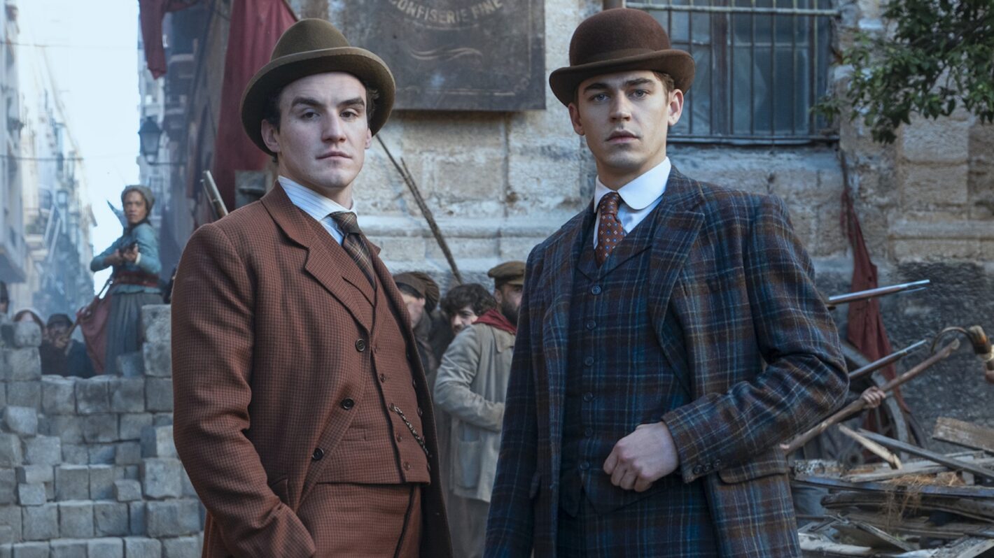 Dónal Finn, Hero Fiennes Tiffin. Photo credit: Daniel Smith/Prime